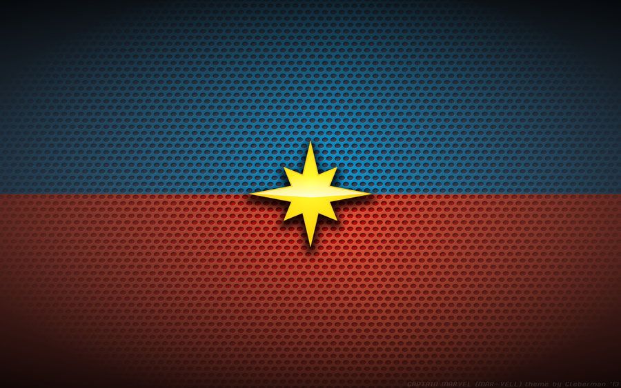 Wallpaper Captain Marvel Mar Vell Logo by Kalangozilla