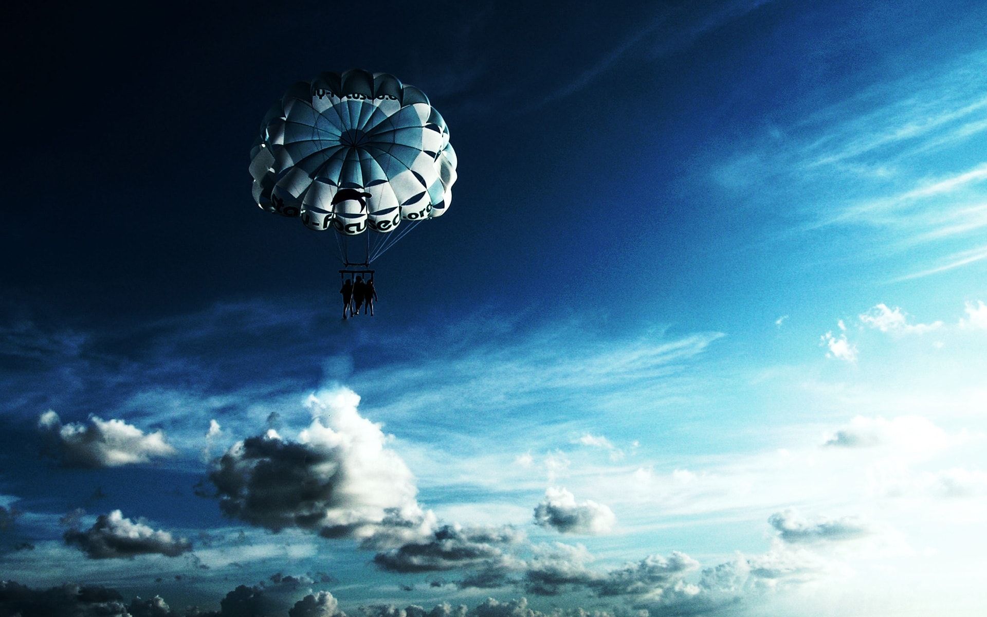 Sky Parachuting Skydive Paragliding HD Wallpaper