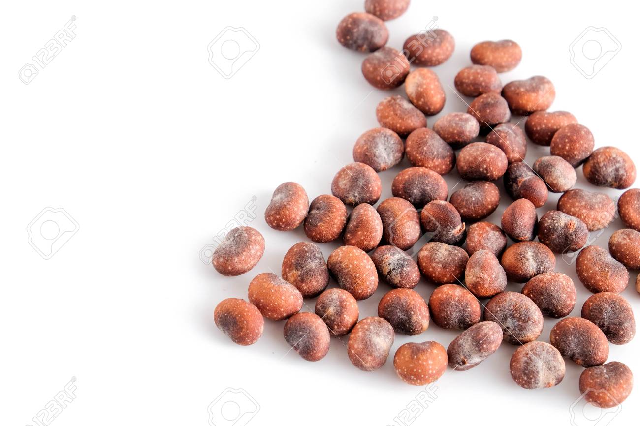 Baobab Seeds Isolated On White Background Stock Photo Picture And