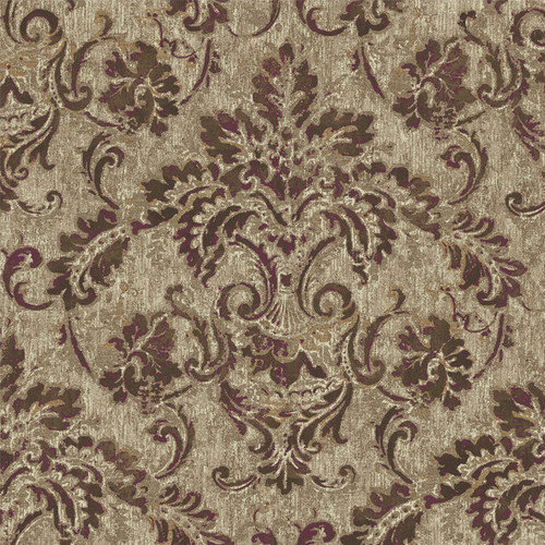 York Wallcoverings French Dressing Antique Damask Wallpaper Out Of