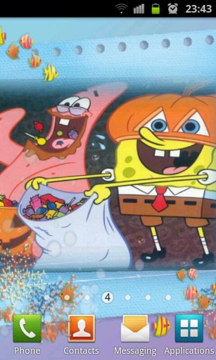 Spongebob Squarepants Image And Set Thems As Live Wallpaper