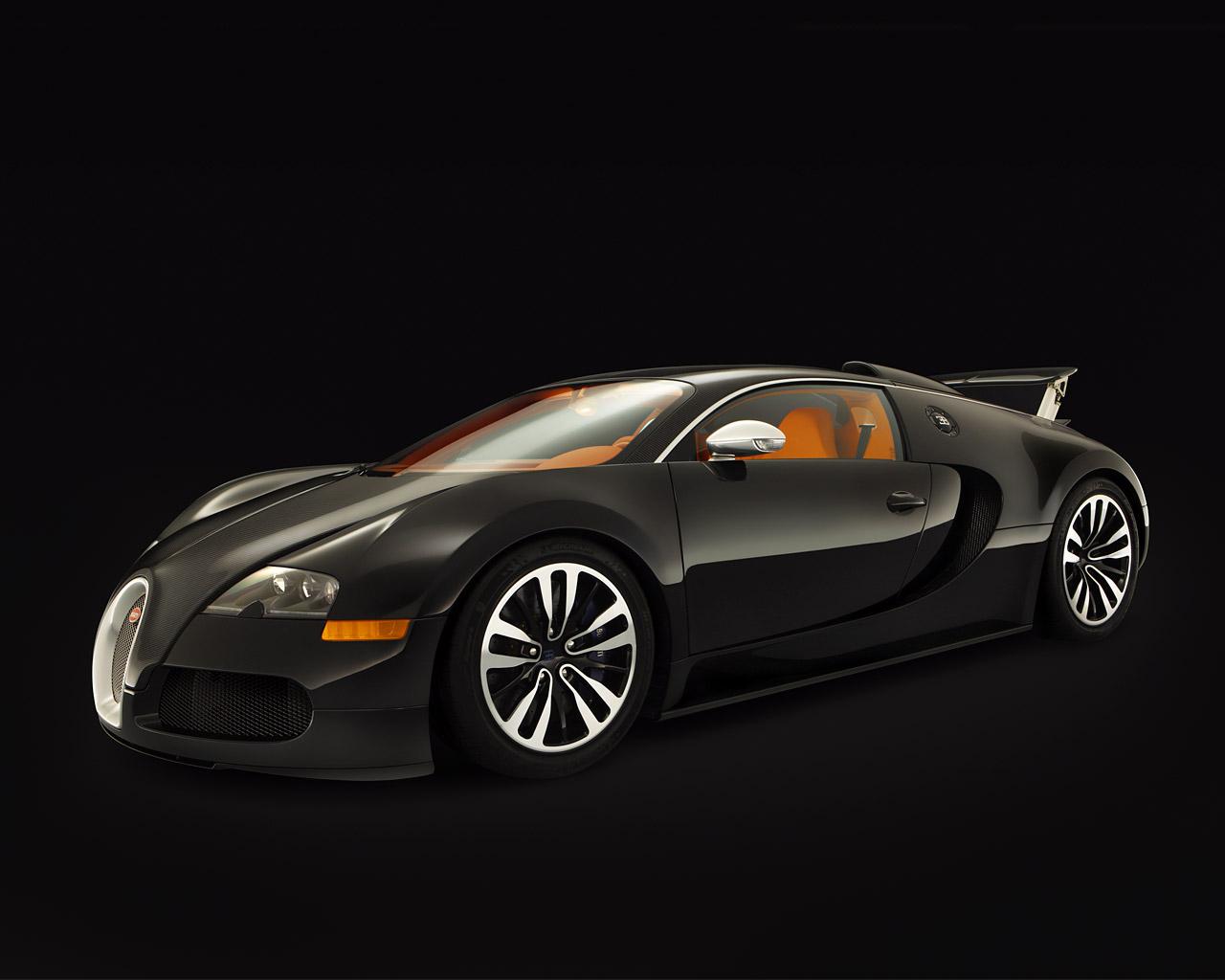 Cars Bugatti Veyron Sang Noir Dark