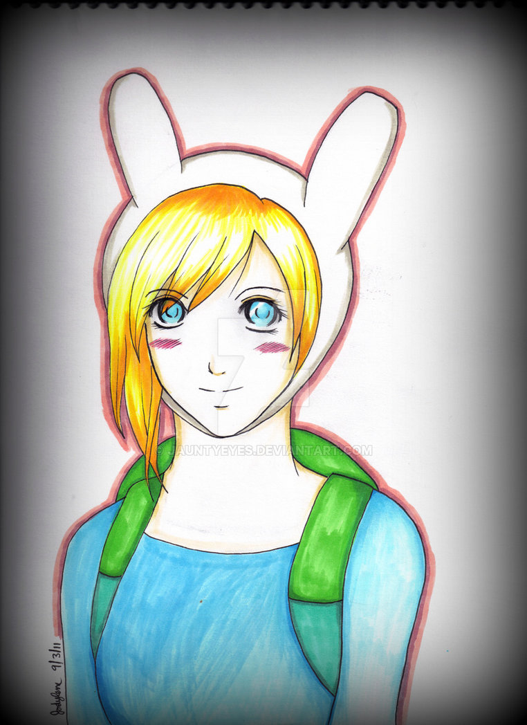 Fionna the Human by JauntyEyes on