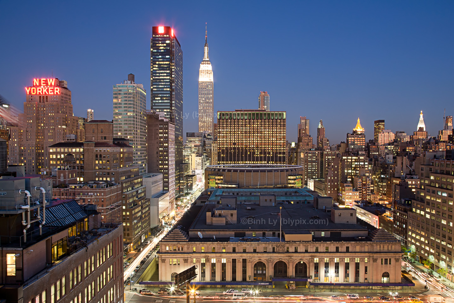 Pixel Desktop Wallpaper Empire State Buidling New York City Skyline