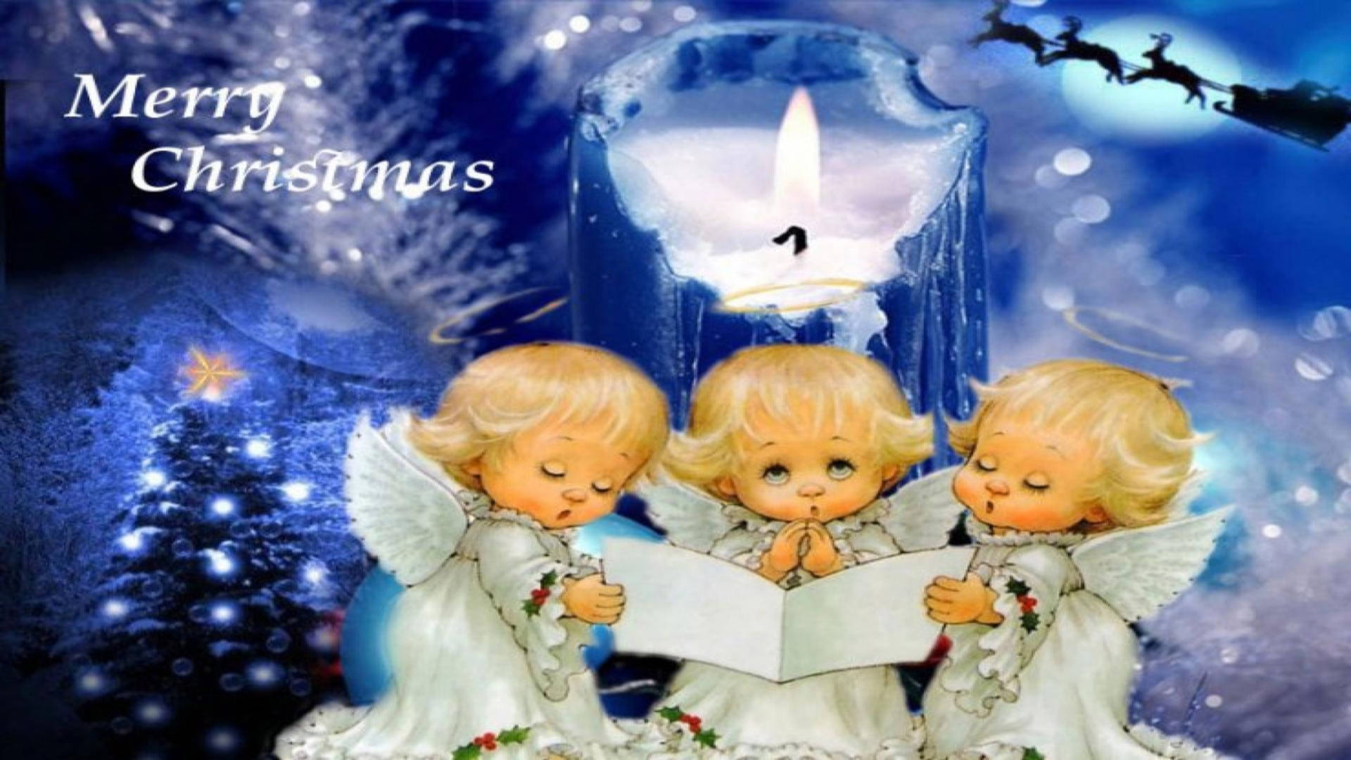 Christmas Angels Wallpaper
