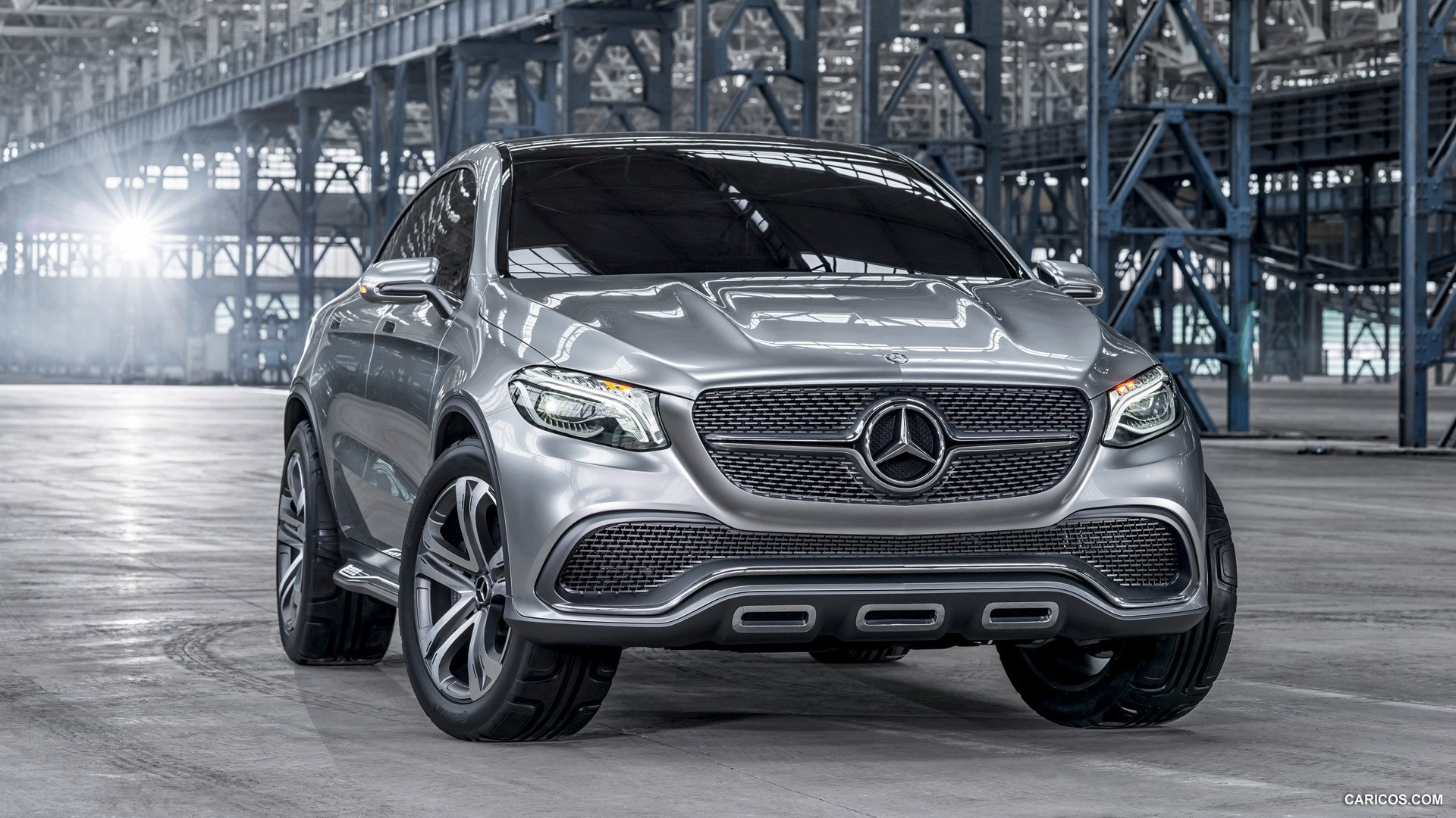 Mercedes Benz Coupe Suv Concept Front HD Wallpaper