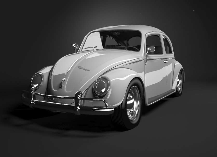 Classic Volkswagen Beetle Wallpaper Vw beetle classic 3d model by