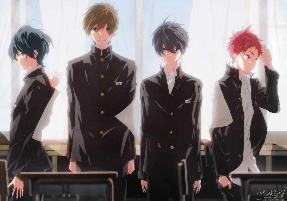 Wallpaper Anime Guys Boy School Uniform