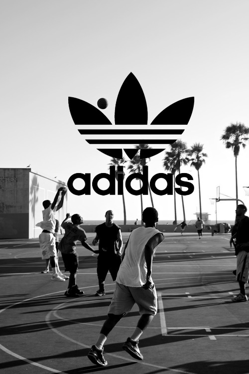 Adidas Logo On