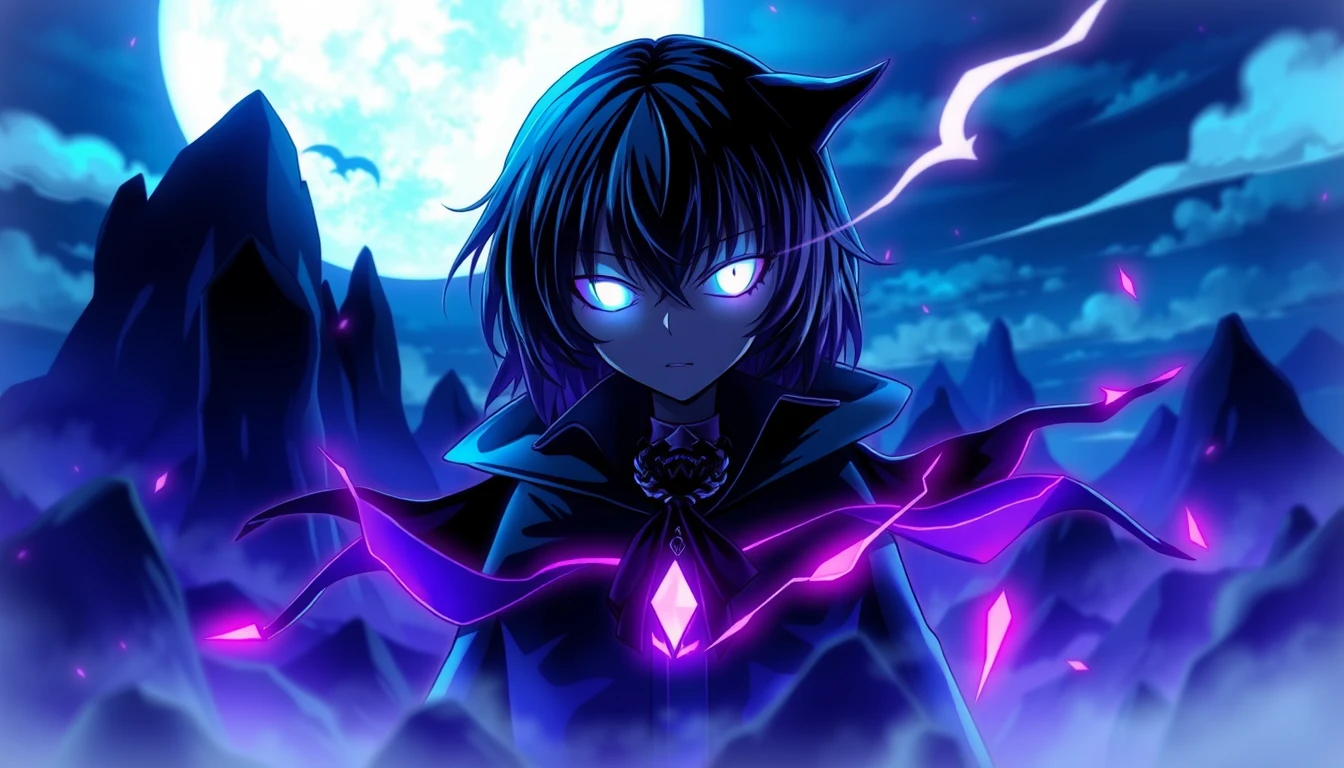 Dark Anime Icons Wallpaper