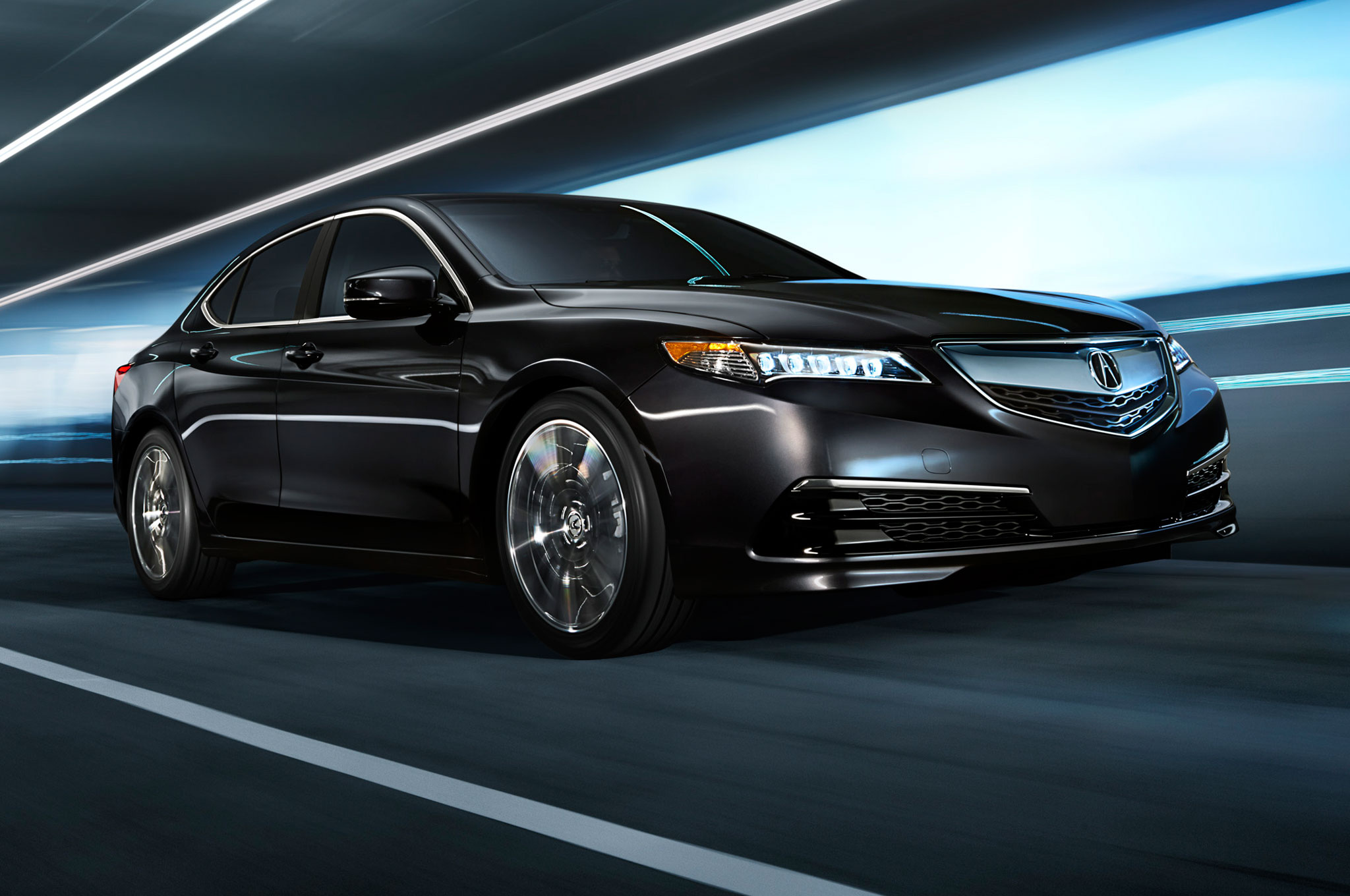 Acura Tlx Black HD Wallpaper Background Image