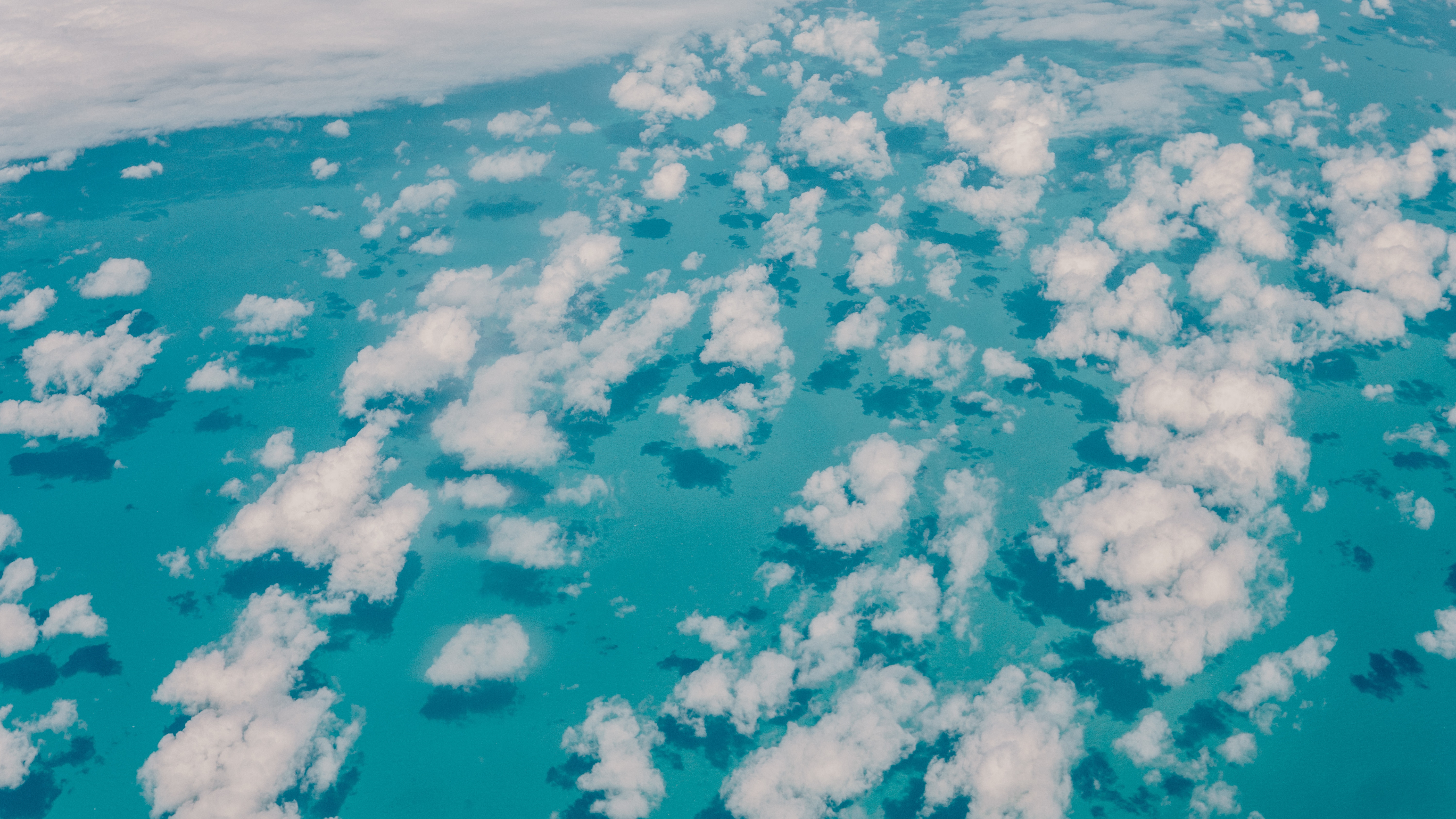 Sky Water Avion Nube Ocean Volar
