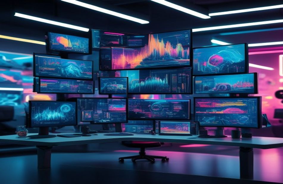 Stacked Monitor Wallpaper