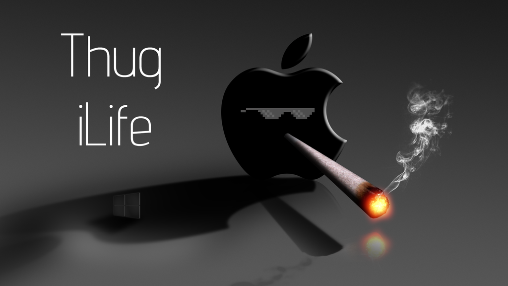 Apple Vs Microsoft HD Thug Life By Karara160