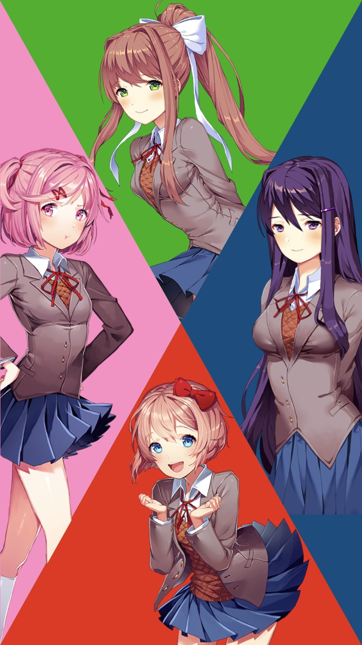 I Decided To Make Some Doki Wallpaper For The iPhone 6s