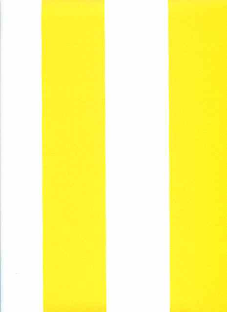 Yellow And White Striped Wallpaper Korsi Marimekko