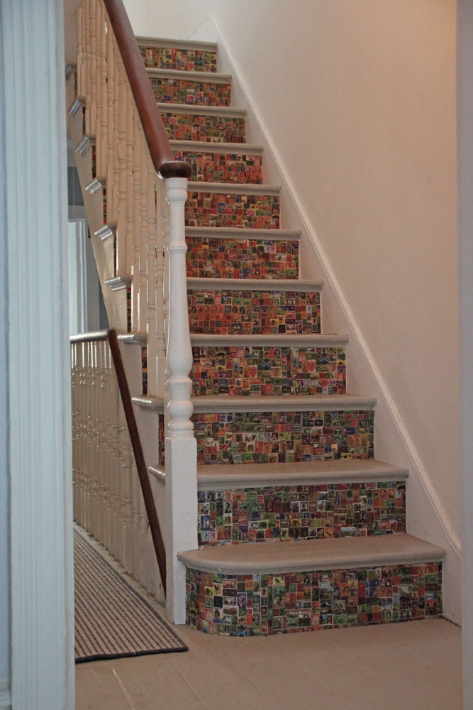 Hallway Decorating Inspiration Wallpaper Your Staircase Risers