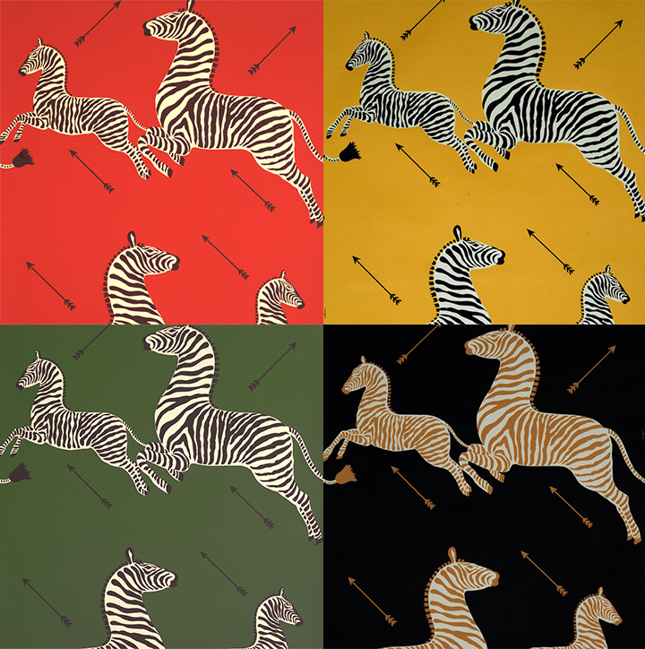 Iconic Wallpaper The Scalamandre Zebra Scout By Jennifer Rose