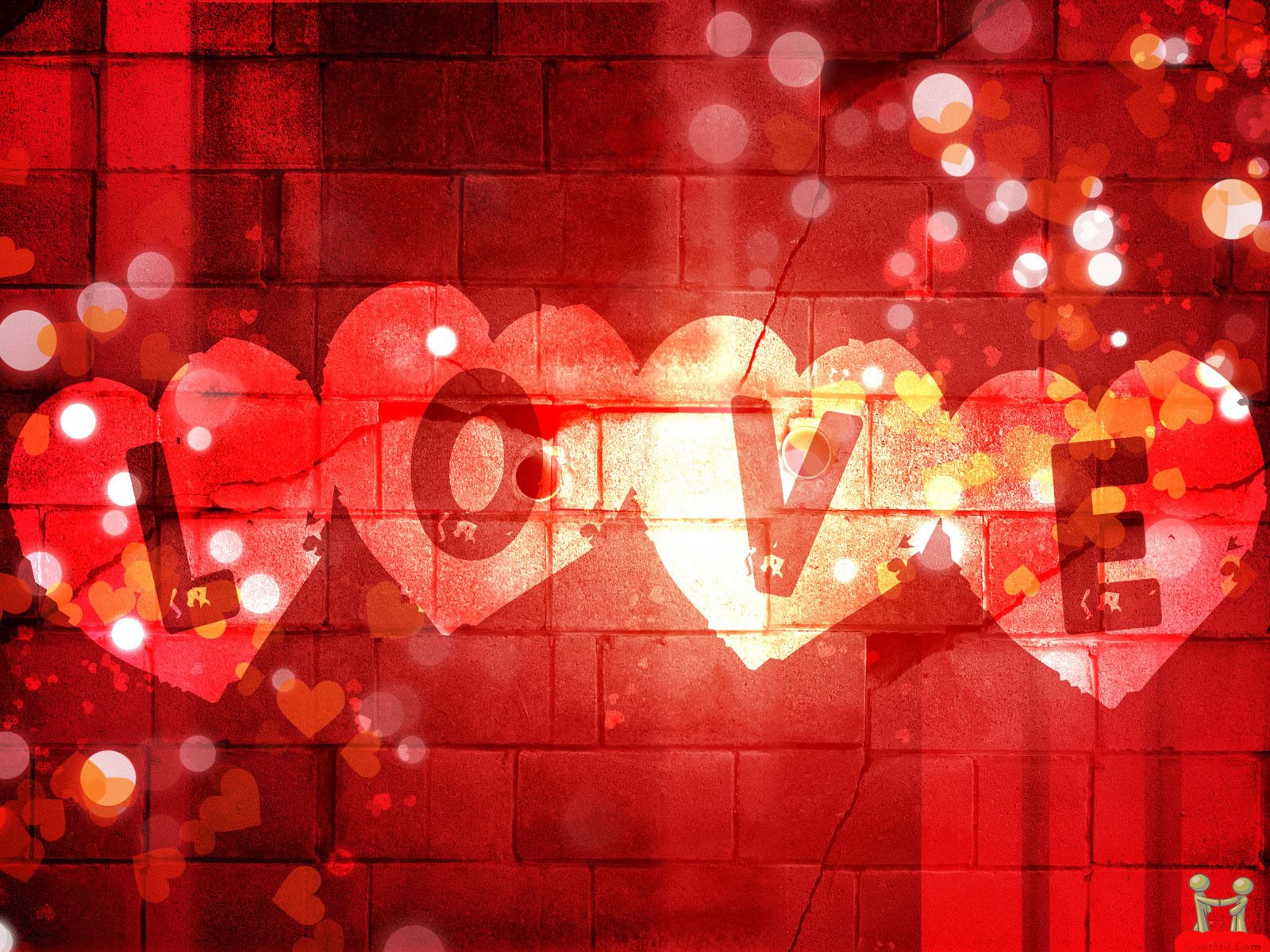 Love Desktop Wallpaper Hearts 3d