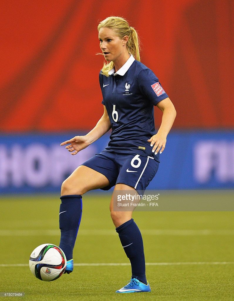 Amandine Henry Of France Is Challenged By Korea During The Fifa