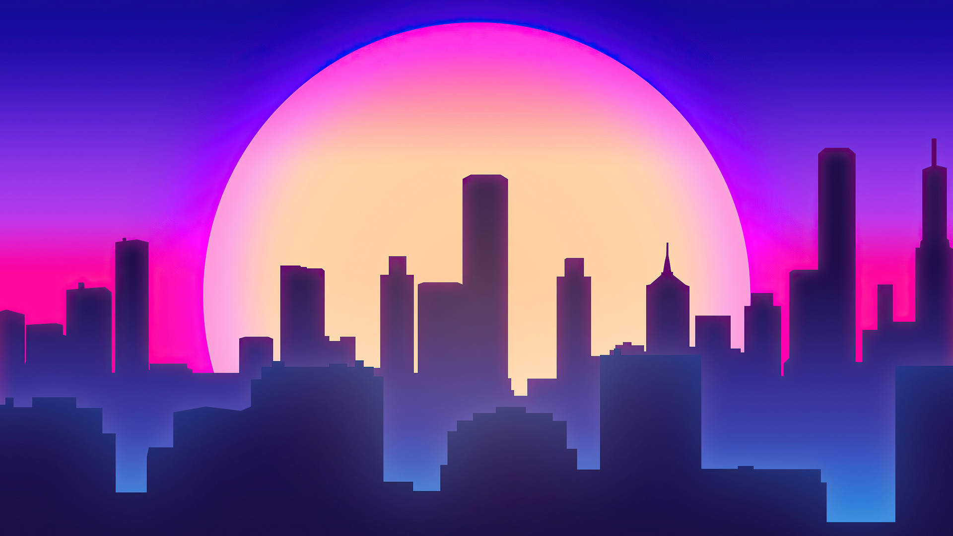 City Retro Vibe Art 0ftetcl86idig8je Wallpaper