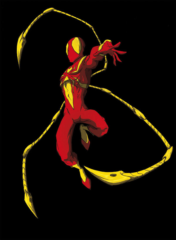 Iron Spider Wallpaper Iron Spider Color by Anny d