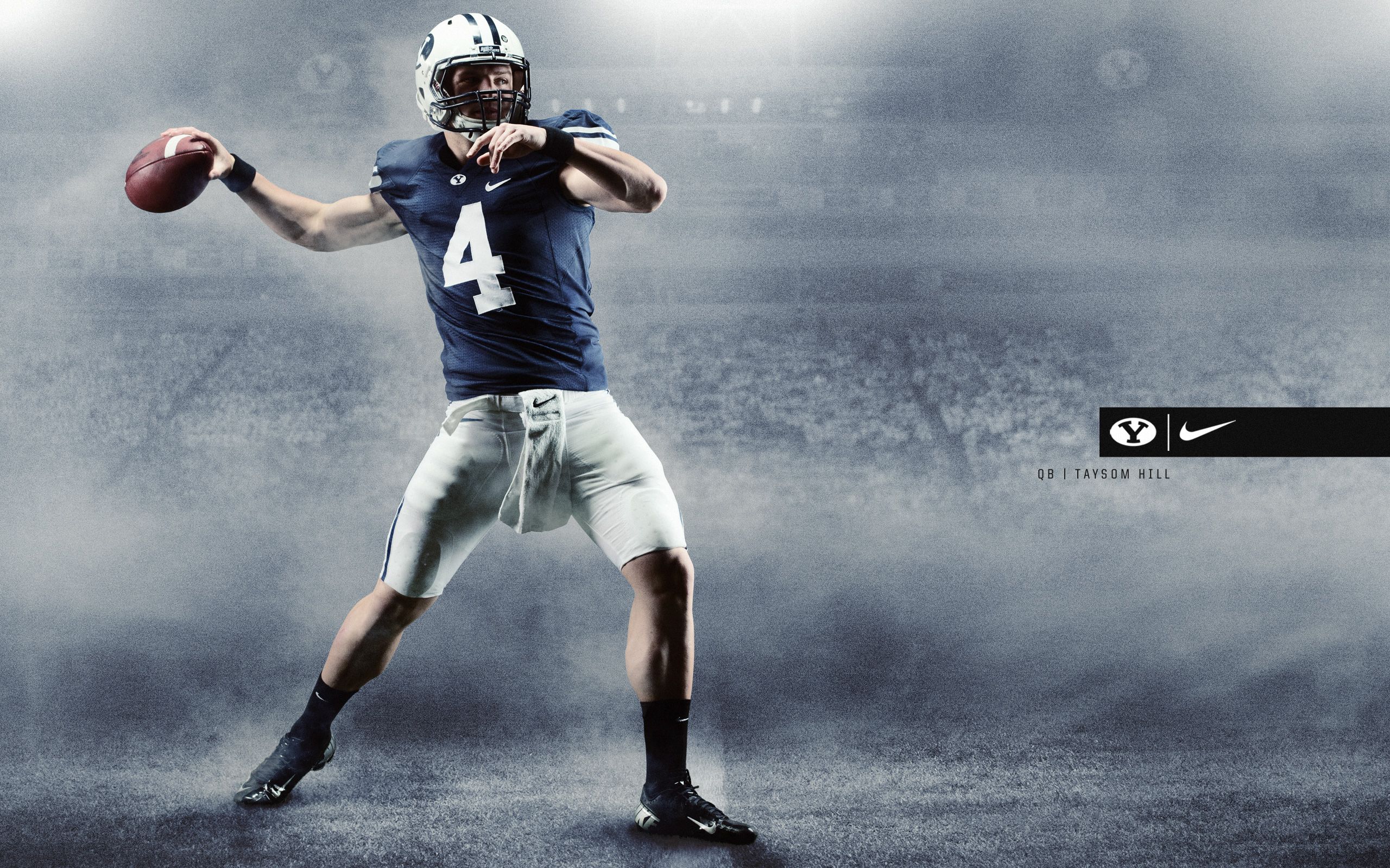 Taysom Hill Byu Football Team Sports Pictures Poster