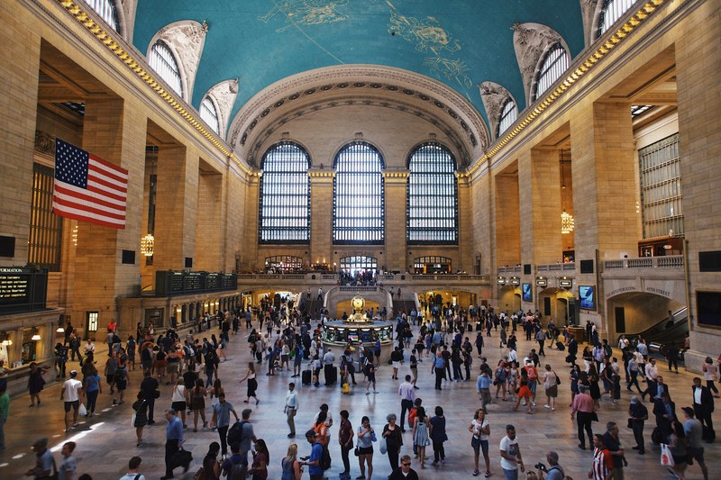 Grand Central Station Train And Wallpaper