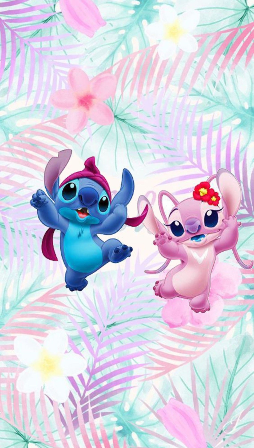 Stitch And Angel Wallpaper