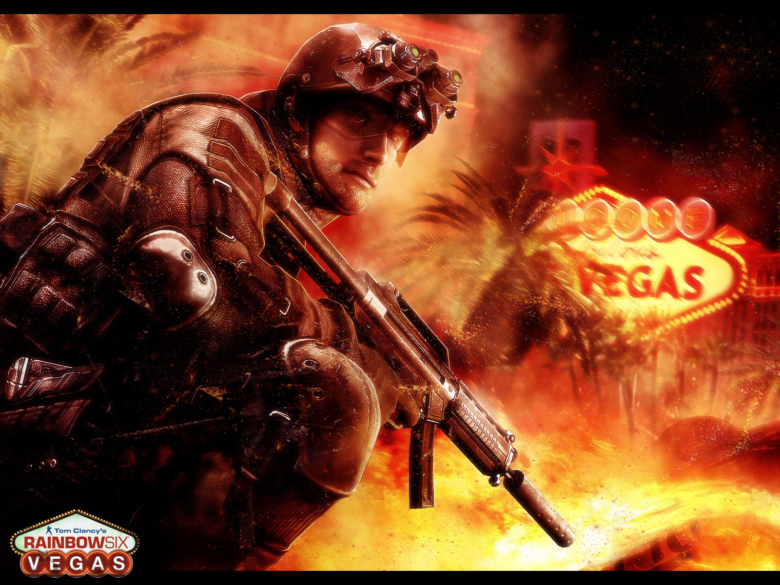 Rainbow Six Vegas Wallpaper by soliquenl on