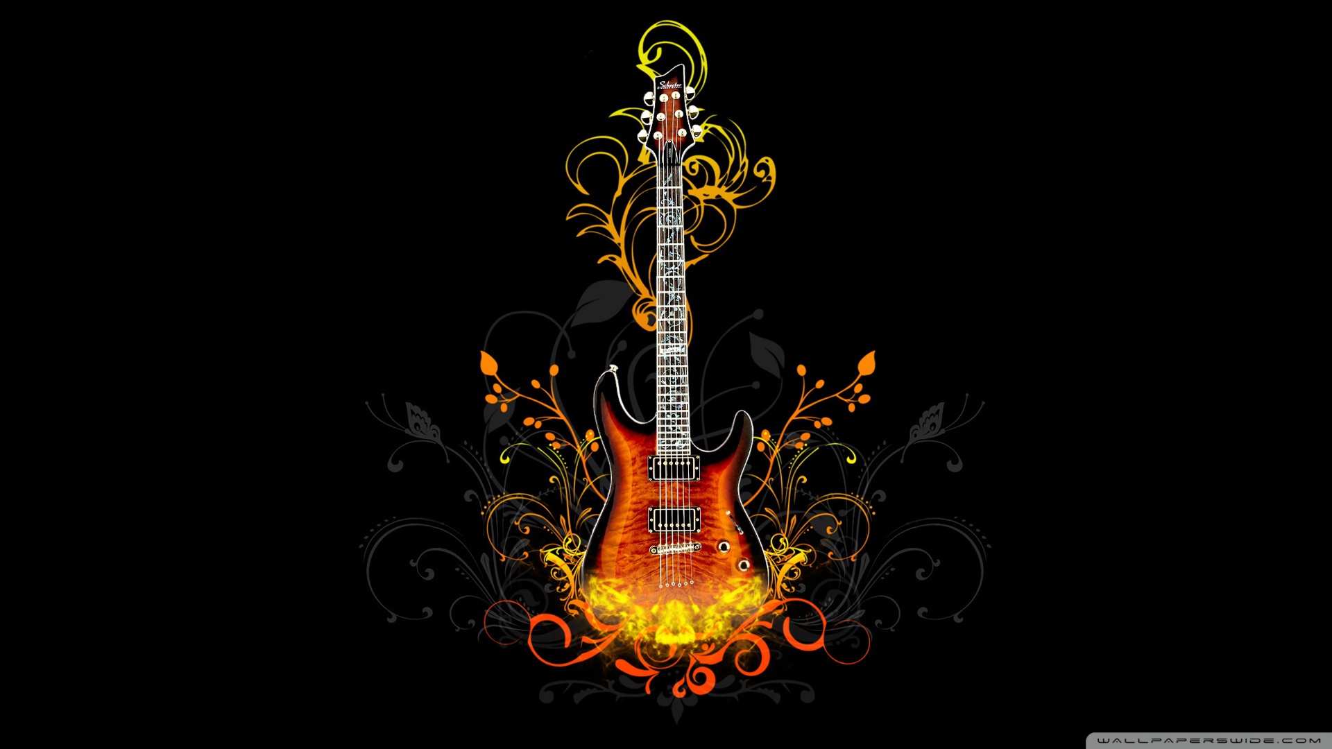 Electric Guitar Wallpaper Creative