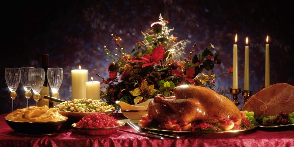 Thanksgiving Turkey Dinner Background HD Wallpaper Desktop