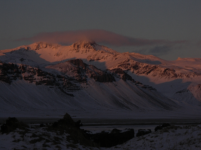Sunset Snow Mountain