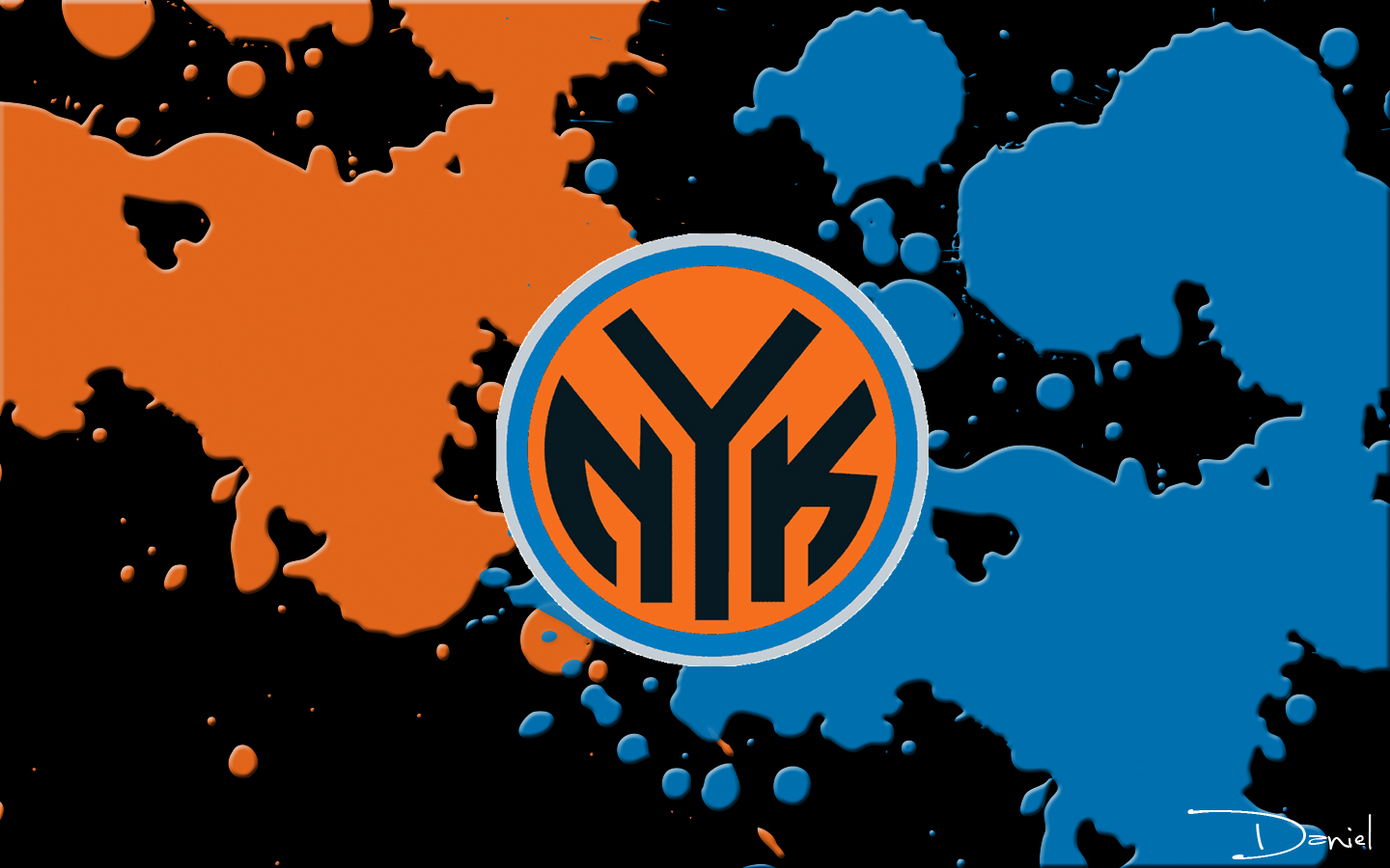 New York Knicks Logo Drawing Map Wallpaper Cute