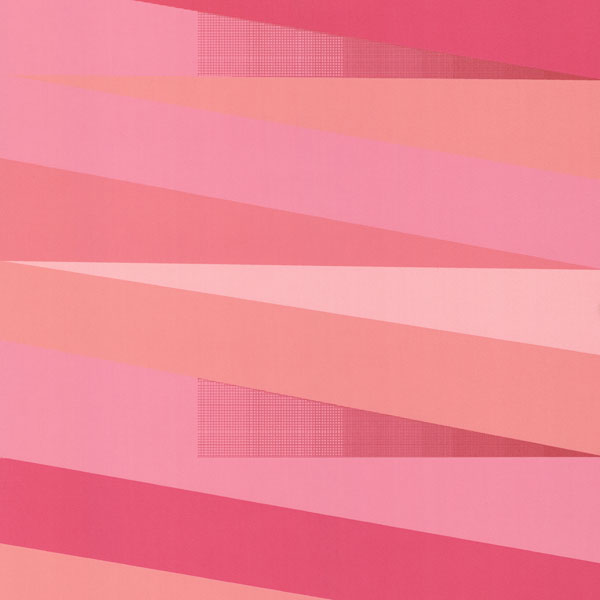 Pink Geometric Stripe Zanis Eijffinger Wallpaper