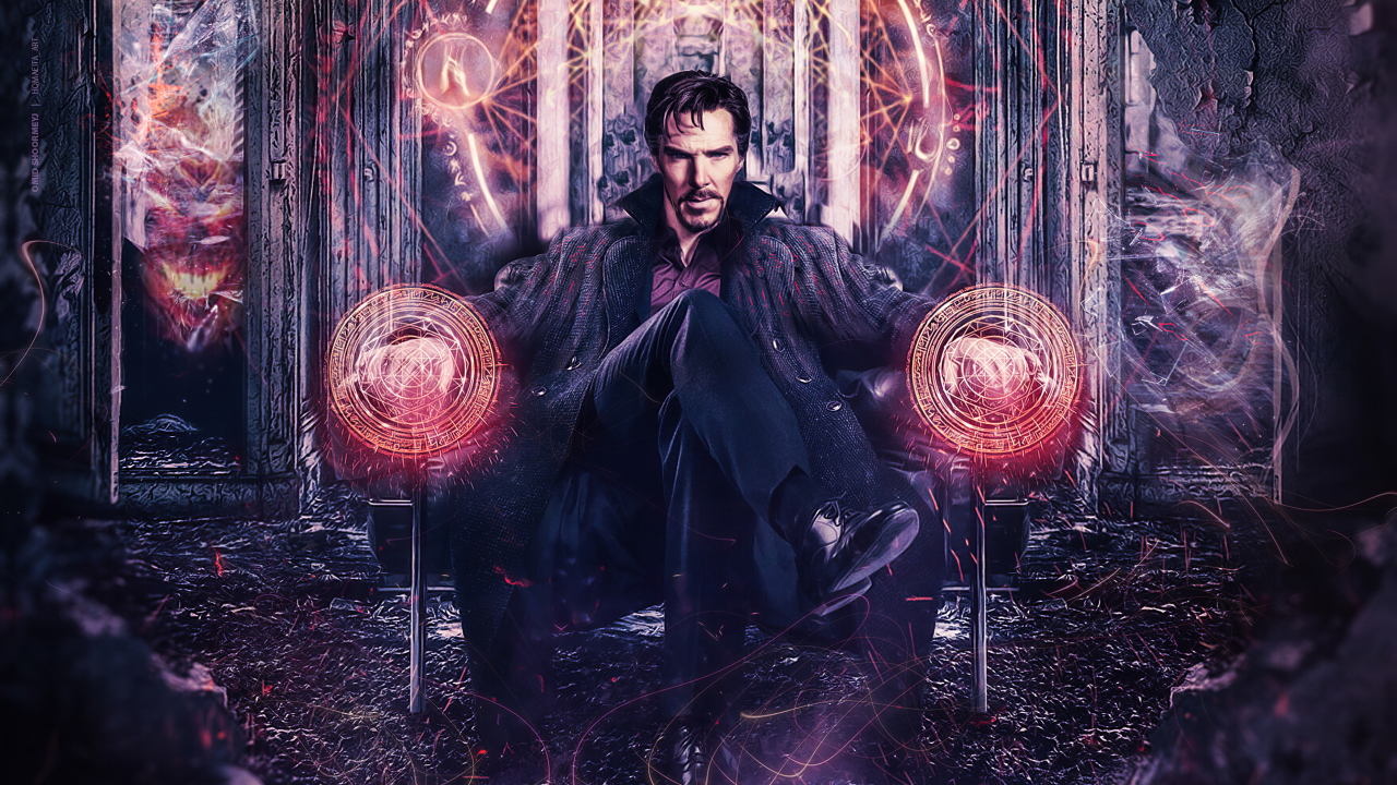 Benedict Cumberbatch Doctor Strange Art 720p Wallpaper