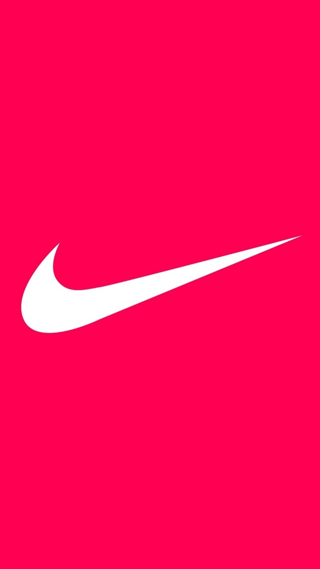  logos more search nike iphone wallpaper tags brands logo nike pink 640x1136