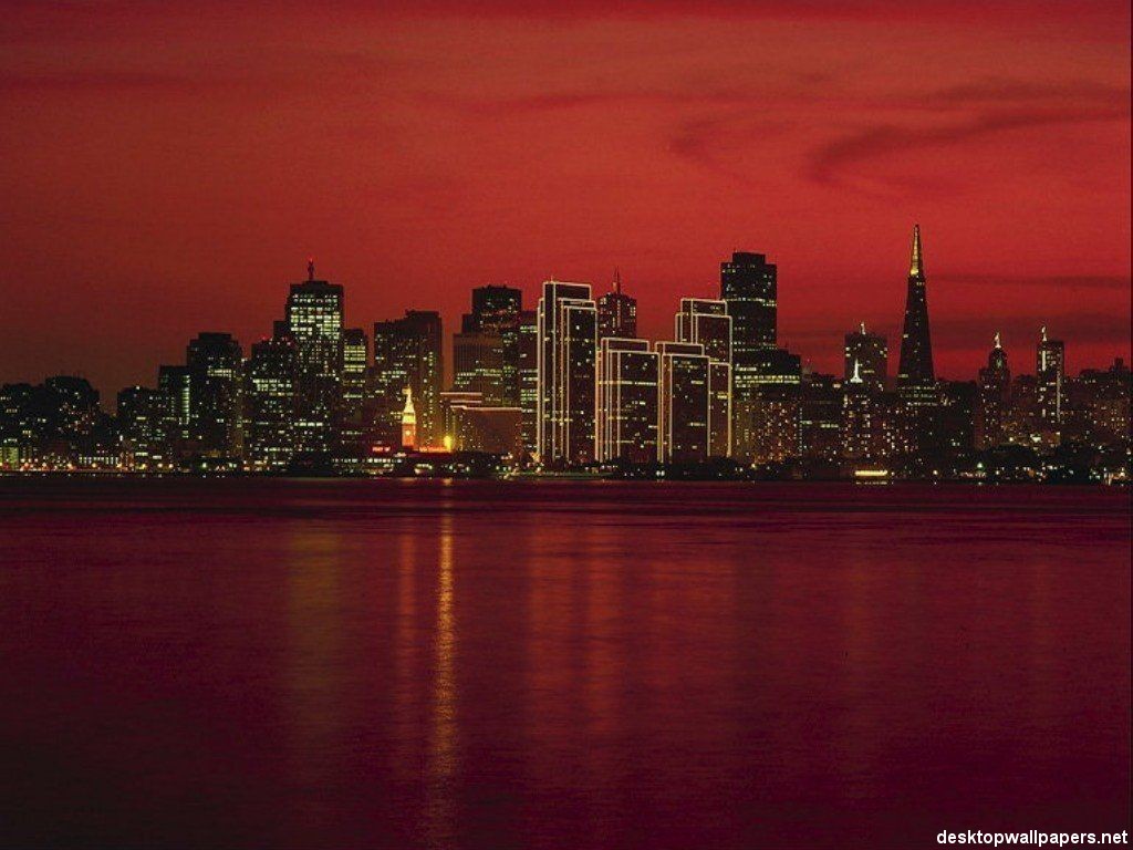 Skyline from Treasure Island   San Francisco California