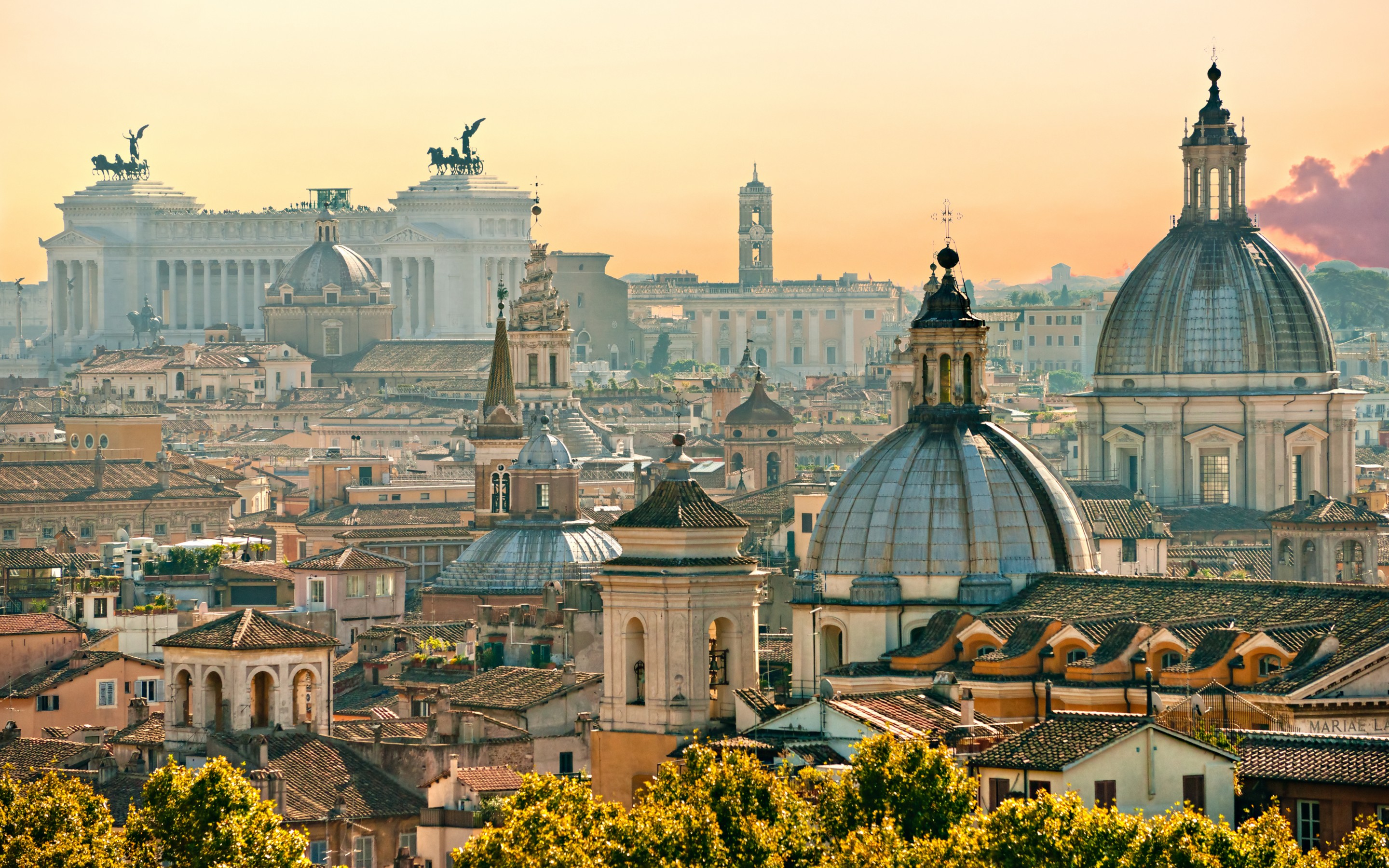 Title Man Made Rome Cities Italy Wallpaper
