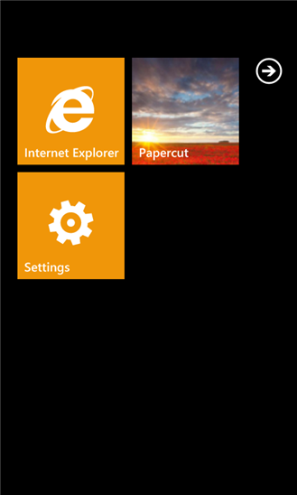 Papercut Set Bing Background As Wallpaper On Windows Phone