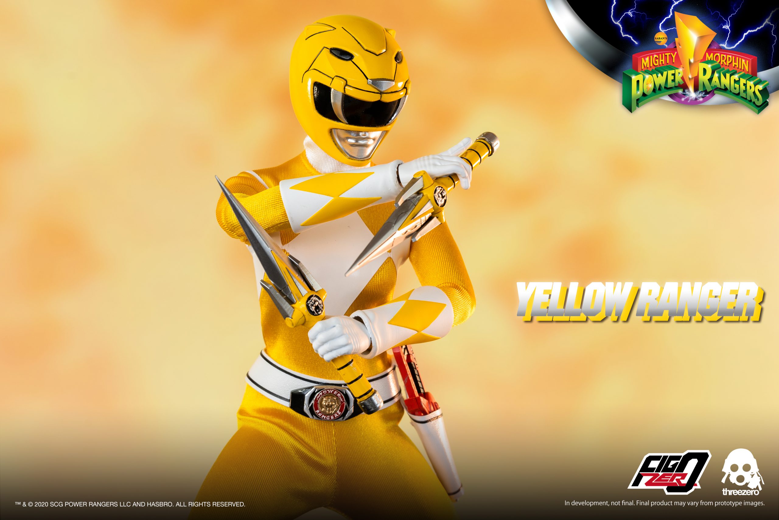 Mighty Morphin Power Rangers1 Yellow Ranger Threezero Store