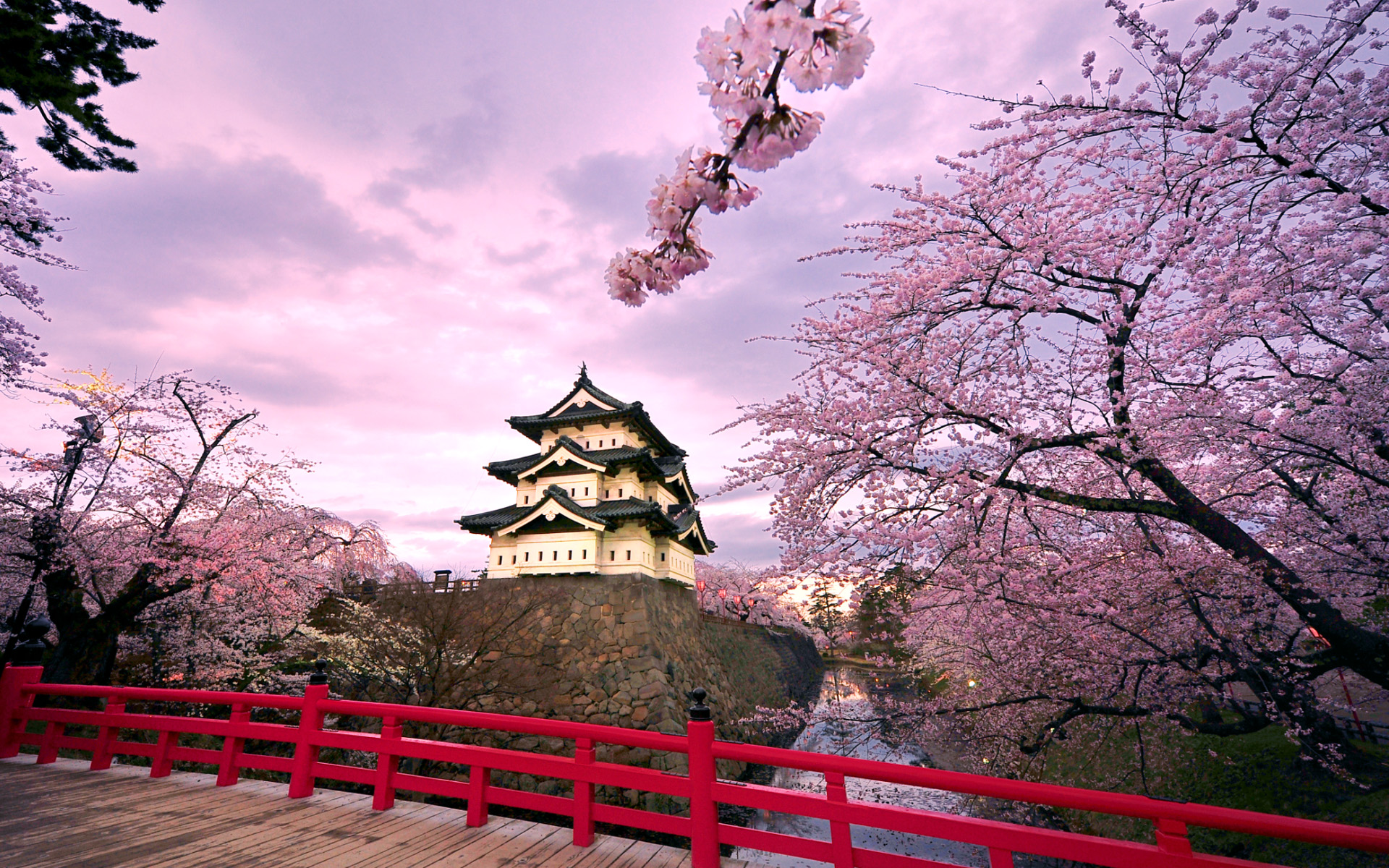 Hirosaki Castle Japan Wallpaper HD