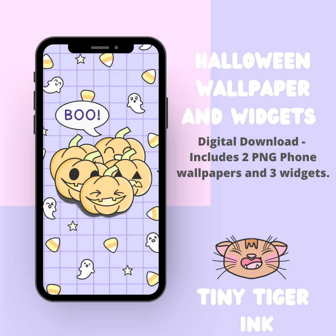 Halloween Wallpaper And Widget Icons Mobile Cell Phone