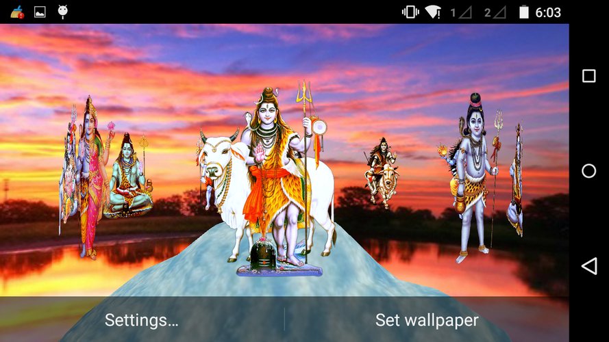 Shiva 3d Live Wallpaper Apk Personalization App For