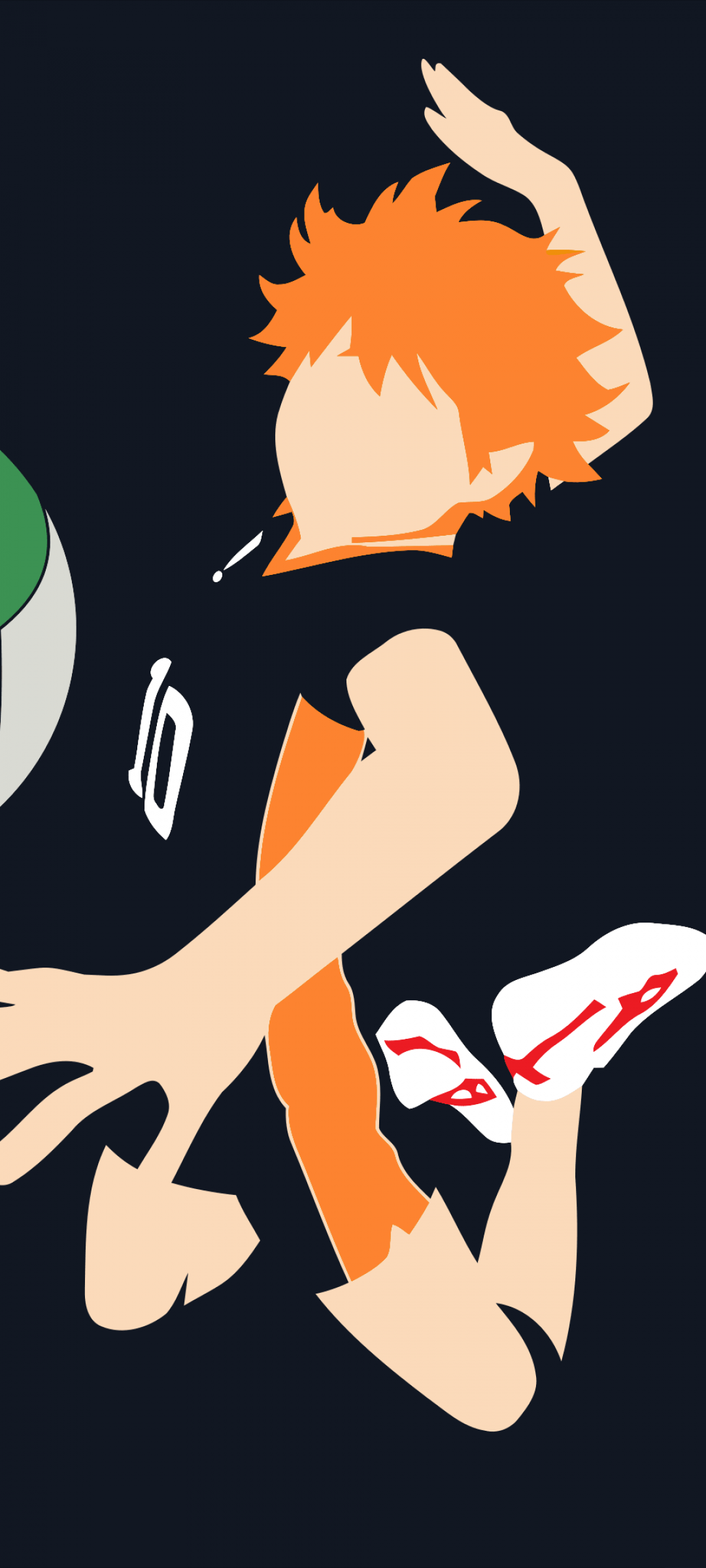 Shoyo Hinata Wallpaper 4k Minimalist Haikyuu Faceless