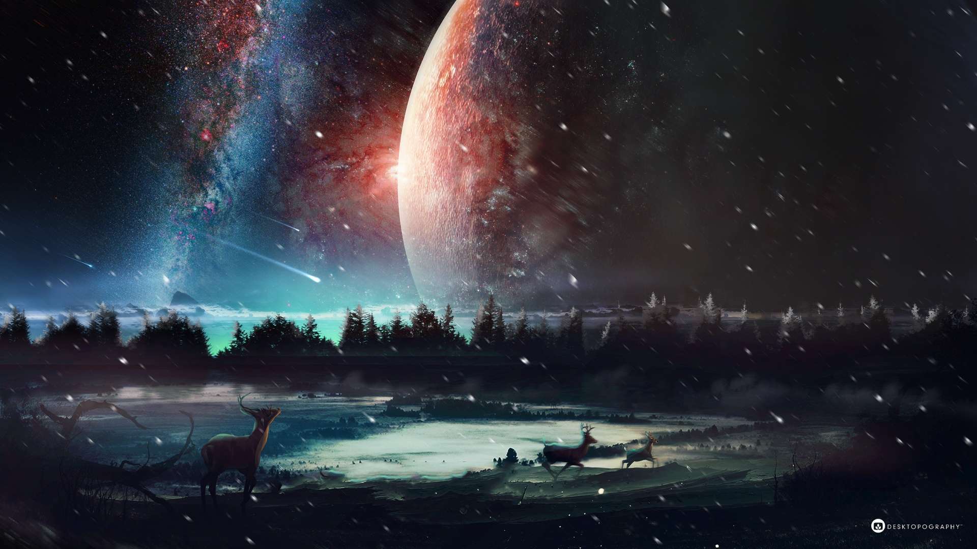Wallpaper Universe Scenery HD 1080p Upload At March
