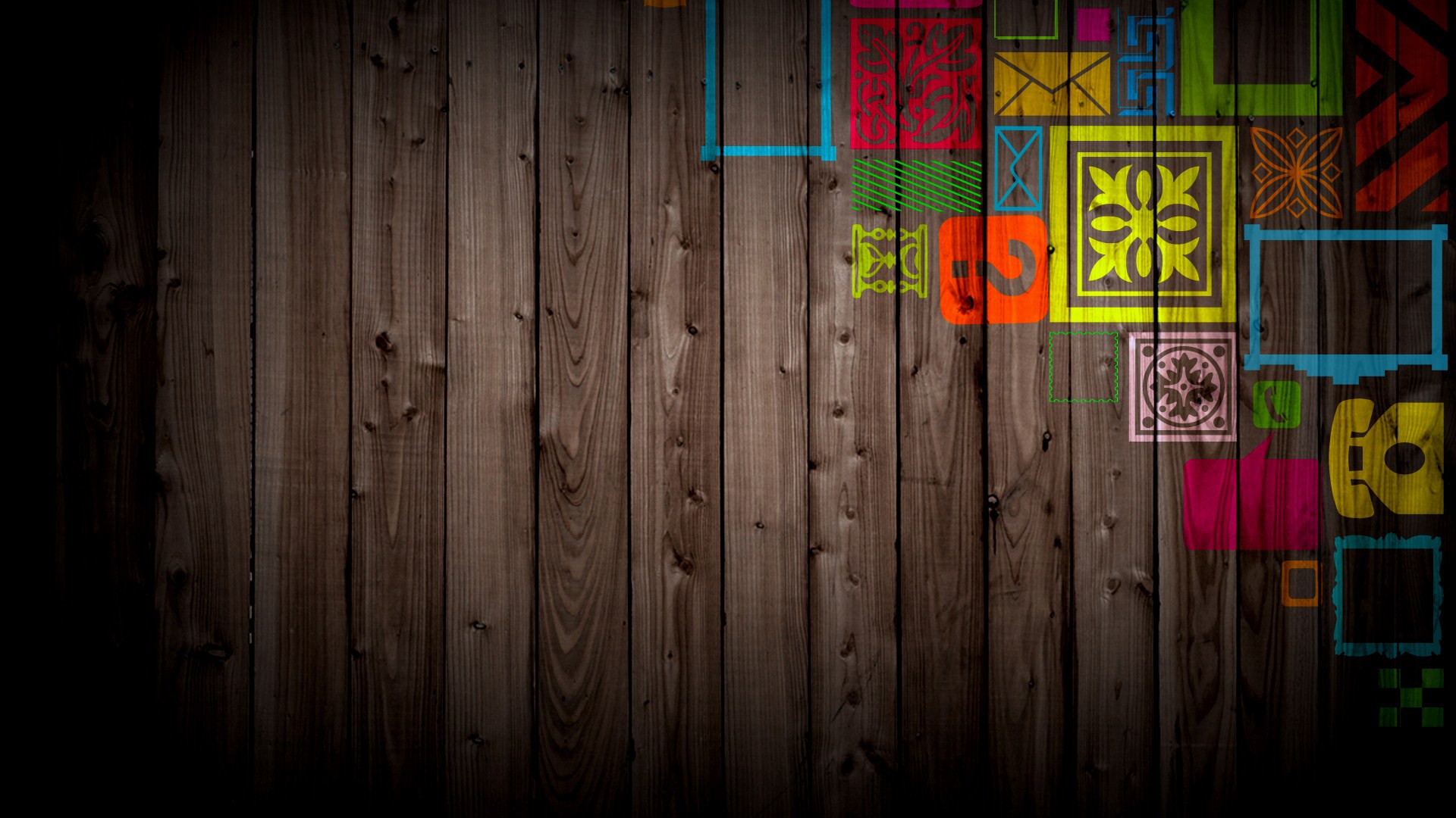 Cool Wooden Wall Background