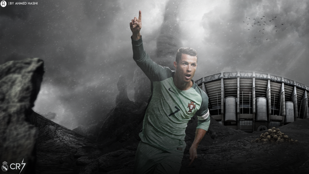 Cristiano Ronaldo Wallpaper By Ahmedgfx Dz