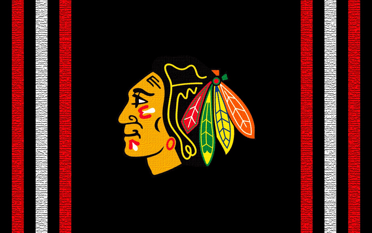 Wallpaper Chicago Blackhawks Background Ice Hockey