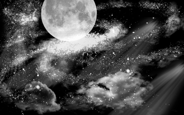 starsMoon stars moon skyscapes 1440x900 wallpaper Moon Wallpapers